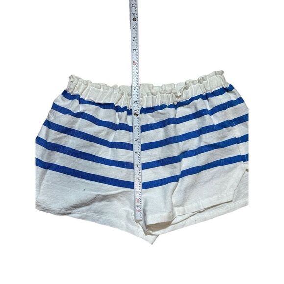 NEW Lemlem Lilly Woven Stripe Shorts Blue White Sz Small - Picture 5 of 7